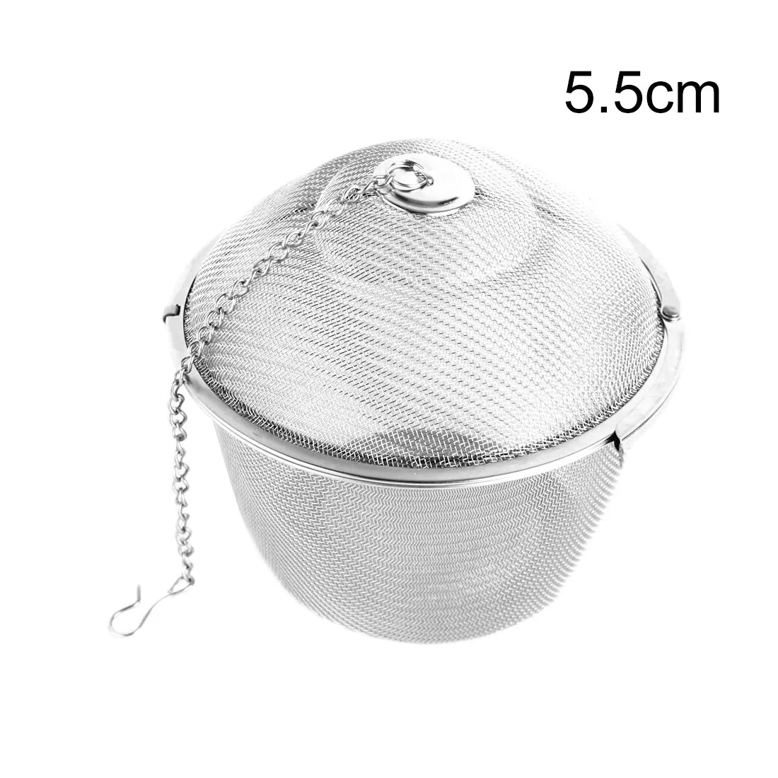 Ситечко для заварки чая с блокировкой для специй, многоразовый сетчатый чайный шар, сито для специй, диаметр 45 мм/55 мм