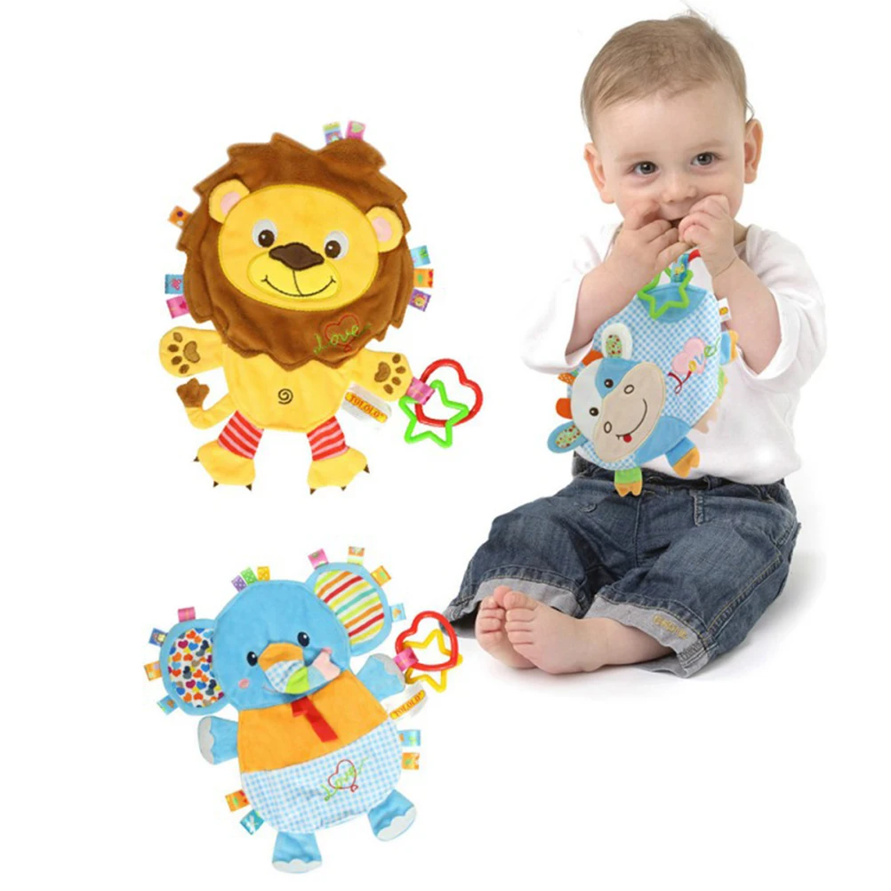 

Baby Rattles Toys Stroller Hanging Soft Toy Cute Animal Doll Baby Crib Bed Hanging Bells Toys Elephant Pig lion For Baby Gift