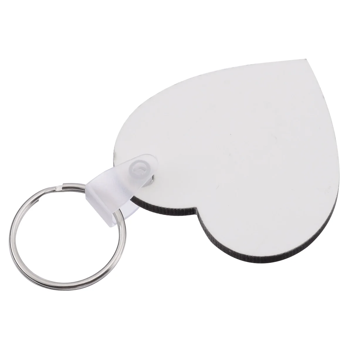 10pcs New Special Heart Blank Board Sublimation Printing Keyrings MDF