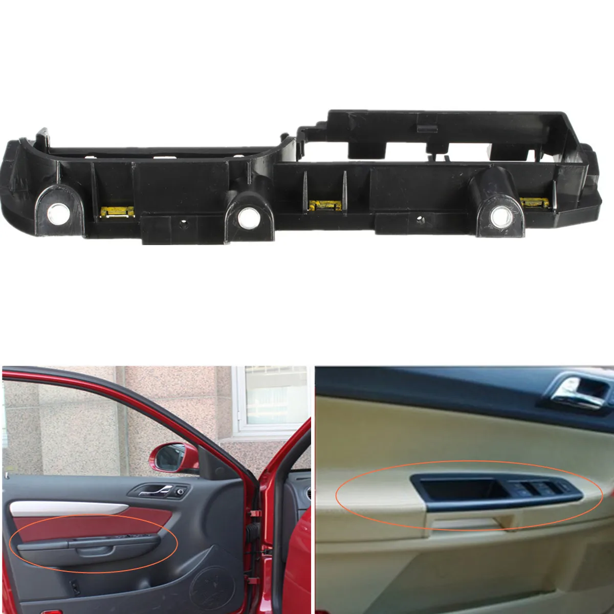 

1Pc Front Pull Left Interior Door Grab Handle Bracket for VW Jetta Bora Golf MK4 1999 2000 2001 2002 2003 2004 2005