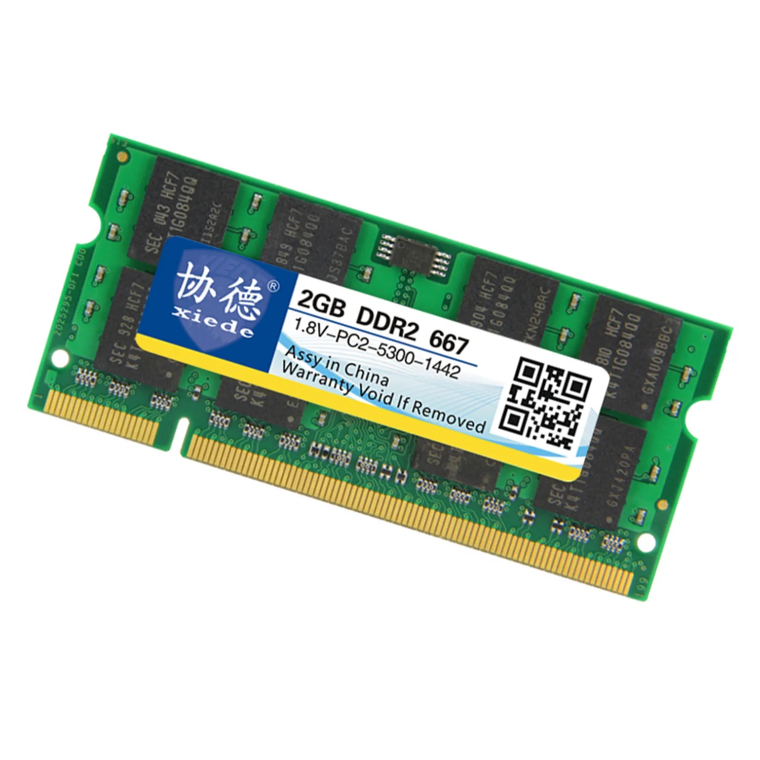 Модуль оперативной памяти ноутбука Xiede Ddr2 667 Pc2-5300 240Pin Dimm 667Mhz для ноутбуков X025