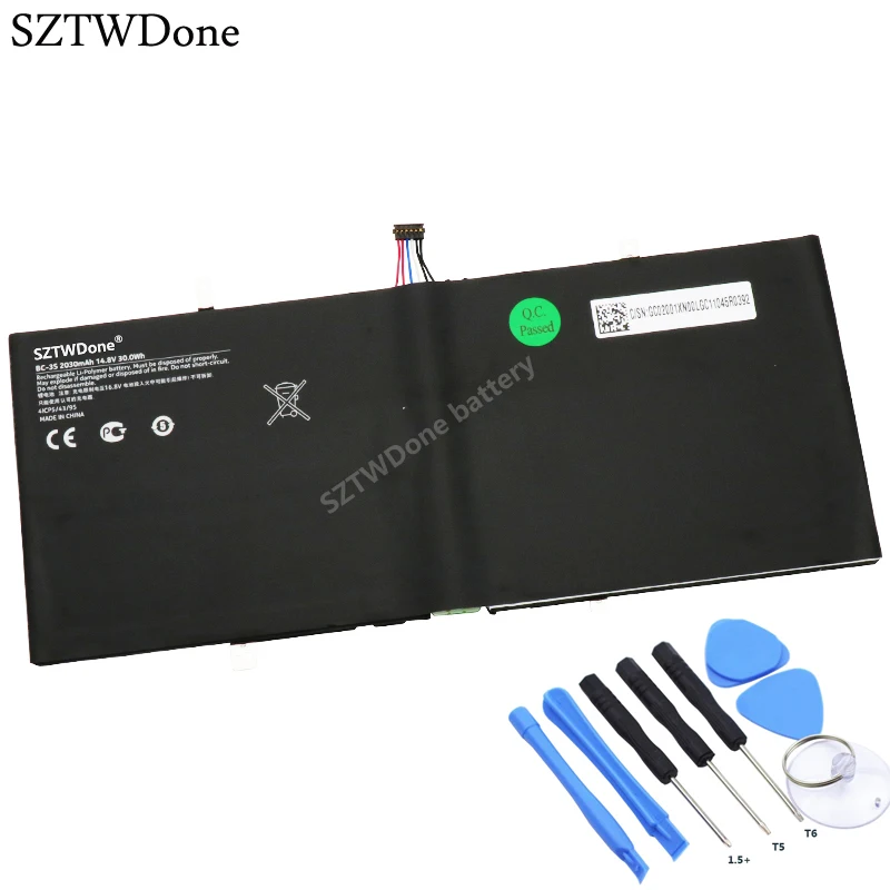

SZTWDone BC-3S New Original tablet Battery for LG Nokia Lumia 2520 4ICP5/43/95 14.8v 2030mah 30wh