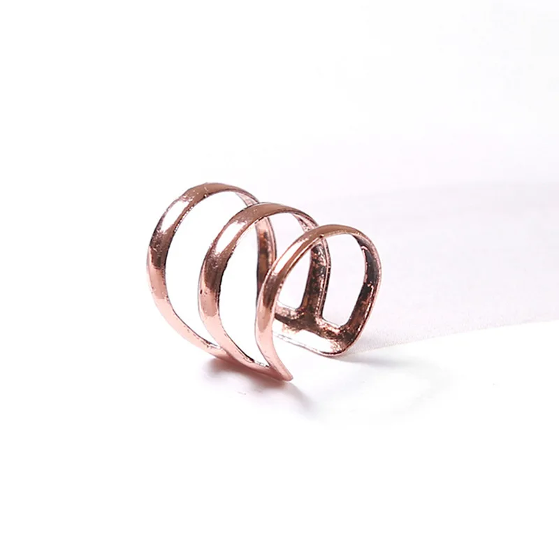 

2019 New Arrival Korea Simple Cutout U-Shaped Ear Cuff Ear Clip Vintage Clip-on Stud/Post Earrings Female Clip-on Earrings