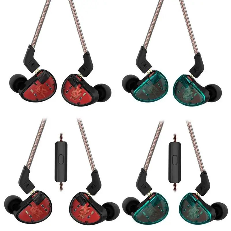 

KZ AS10 In Ear Headphone Moving Iron 5BA 5 Balanced Headset w/2Pin Cable