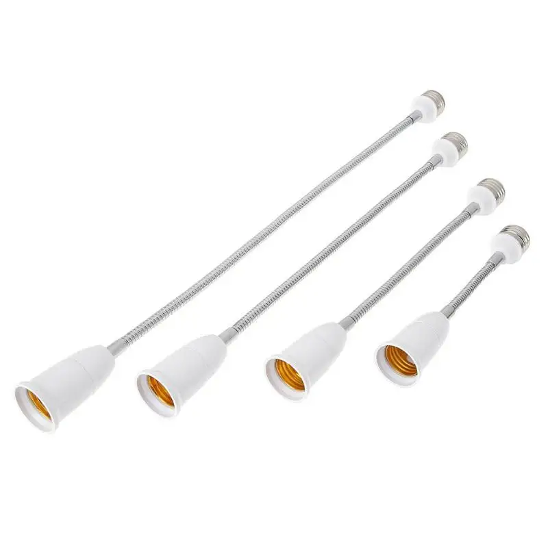 

E27-E27 Lamp Flexible Extension Adapter Converter LED Bulb Lamp Lighting Elongation Holder for Family Hotel Home Decoration