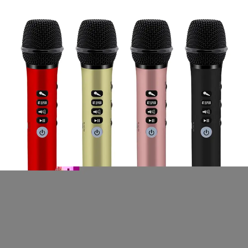 

15W Wireless Karaoke Microphone Portable Bluetooth Speaker 2-in-1 Handheld Sing Recording KTV Party Player For IOS Android