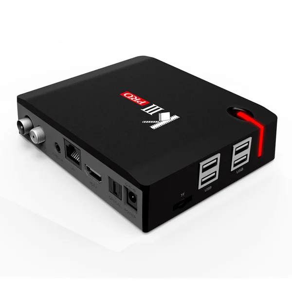 Умная ТВ приставка MECOOL KIII Pro с восьмиядерным процессором Amlogic S912 ОЗУ 3 ГБ ПЗУ 16 Гб