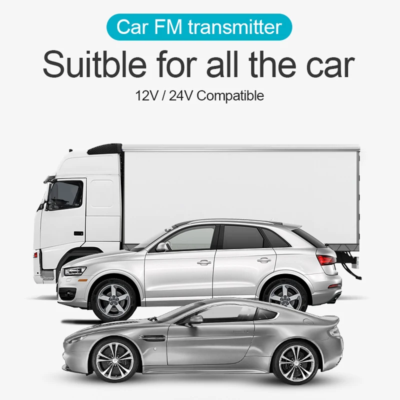 ANLUD FM передатчик Bluetooth автомобильный комплект MP3 плеер двойной USB 4 2 напряжение