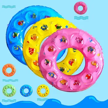 

Baby Kids Summer Swimming Ring Inflatable Cartoon Baby Swimming Ring Kids Armpit Float Circle Thickened Bathing Ring