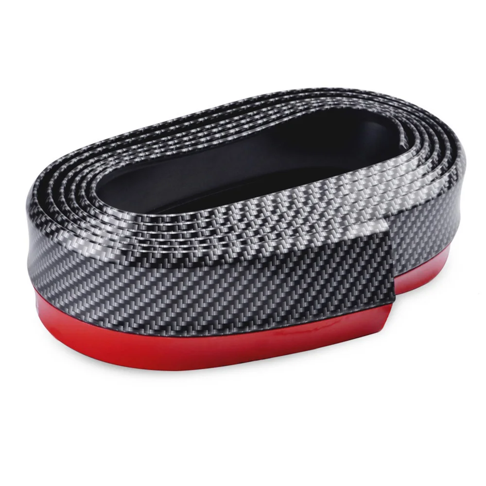 2.5M Auto Carbon Fiber Car Styling Strips Mouldings DIY Anti scratch