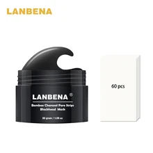 Lanbena Blackhead Remover Nose Peel Mask Black Mask Acne Treatment Pore Strip Peel Off Mask Face Mask Skin Care Lanbena Blackhead Remover Nose Peel Mask Black Mask Acne Treatment Pore Strip Peel Off Mask Face Mask Skin Care