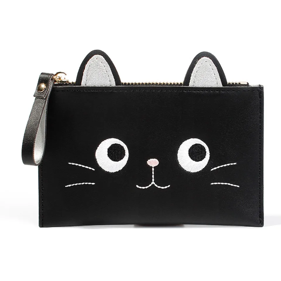 PU Animal Children's Wallet Child Purse Change Short Kids Coin For Little Things Mini Bag Zip Girl Cartoon Small Beautiful