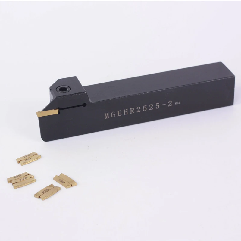 

MGEHR2525-2 25×150mm Tool Holder CNC Tool Slotting Cutting+10pcs MGMN200-G Home Tool
