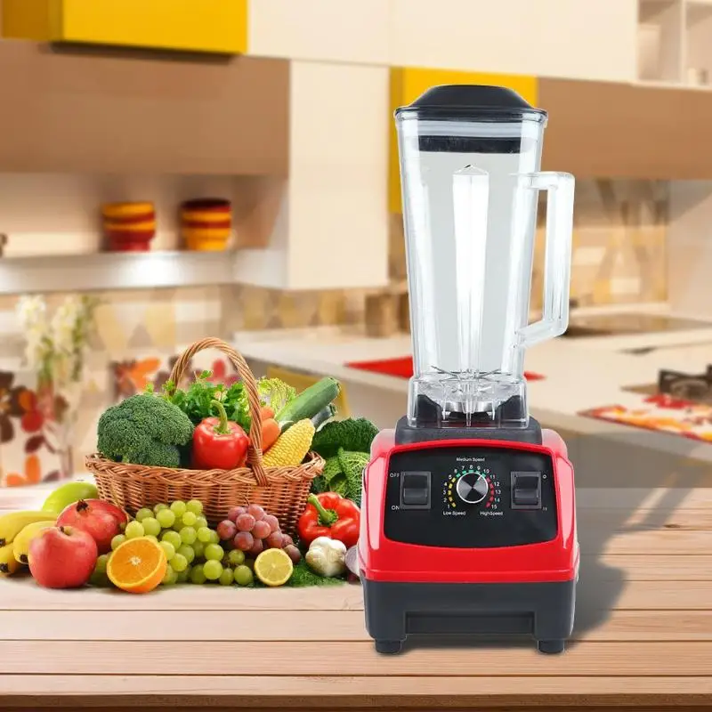 

2L Multi-functional 1800W Semi-automatic Juice Blender Soybean Milk Mixer Juicer Food Processor Ice Smoothie Fruit Blender