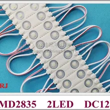 С объективом Алюминиевый PCB водонепроницаемый Светодиодный светильник для мини-вывесок с буквами DC12V 40 мм* 13 мм* 6 мм SMD 2835 2 светодиодный 1 Вт 100лм