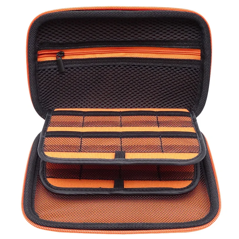 

GUANHE For DS XL/New3DS Game Console Package Game Card Data Cable Protection Storage Bag Portable Hard Drive Package