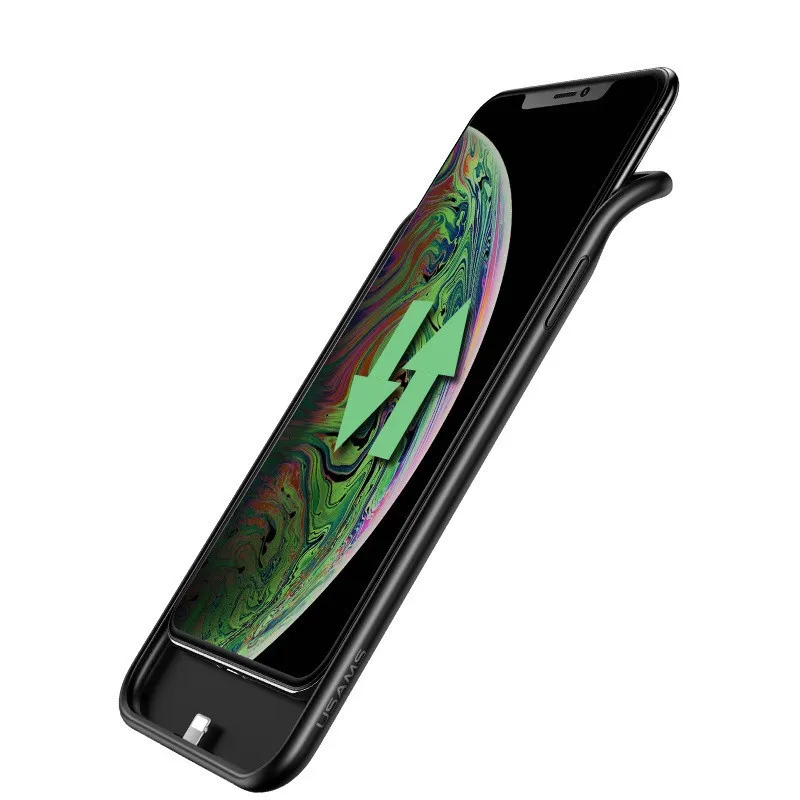 Чехол для аккумулятора Iphone X Xr Xs Max 4000 мАч Внешнее зарядное устройство чехол