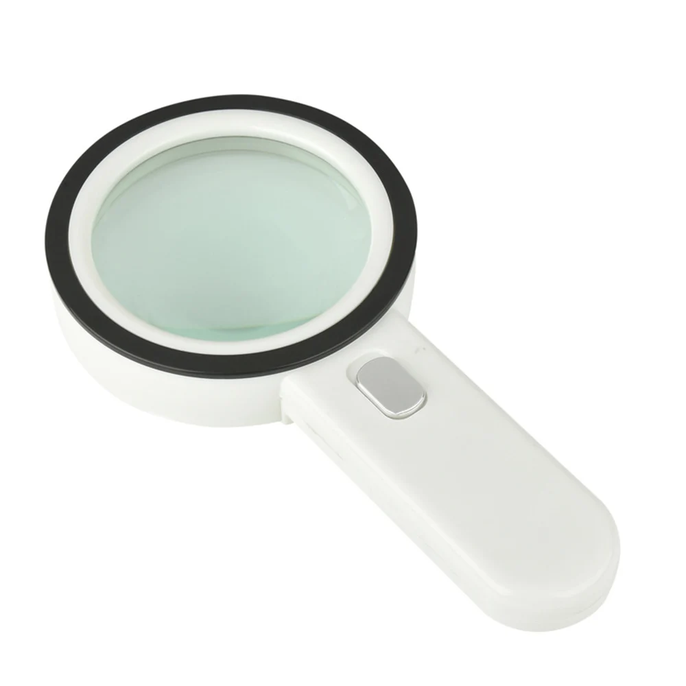

30X 13X Lights Lamp High Power Handheld Magnifier High Definition Map Reading Jewelry Identification Phone Repairing Amplifier