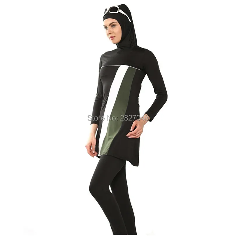 Yeesam Muslim Modest Full Cover Hijab Swimsuit For Islamic Women