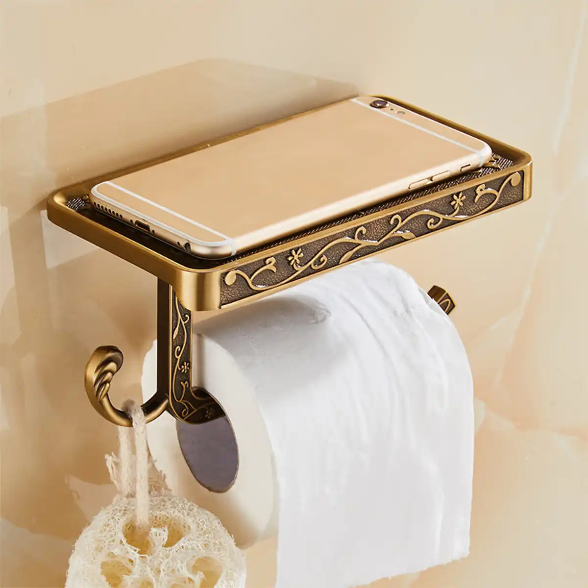 Antique Carved Holder For Your Mobile Phone Bathroom Towel Rack Toilet Paper Holder Tissue Boxes Paper Holders Aliexpress