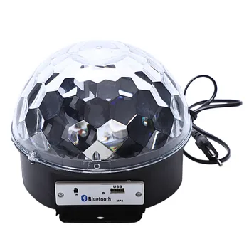 

12W Stage Light Led Seven-Color Atmosphere Light Stage Magic Ball Bluetooth Mp3 Usb Stage Light