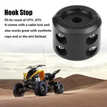 

ATV UTV Winch Split Cable Hook Stop Stopper Set Rubber Cushion Hook Stopper Line Save Winch Stopper Cable Stopper Universal New