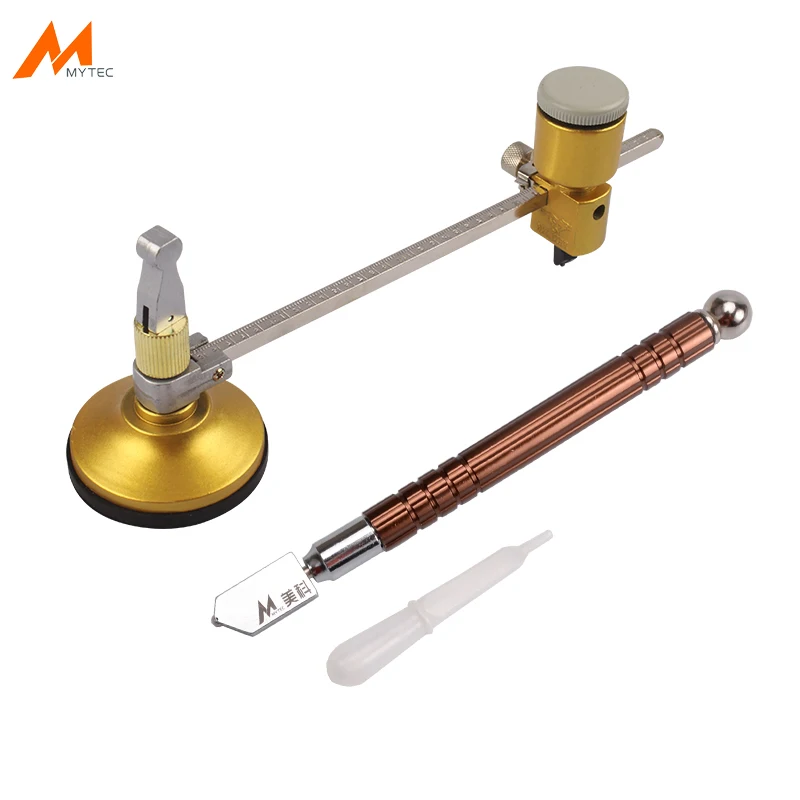 SEWACC 2pcs Compass Glass Glass Bottle Cutter Kit for Glass Cutter for  Bottles Glass Cutter for Thick Glass Circle Cutter Ceramic Tools Tile Tools