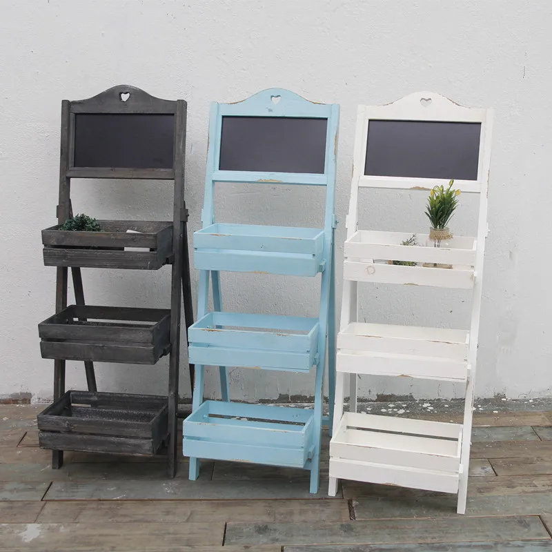 

New indoor plant stand flower rack wood shelf wood plant stand planter garden ladder shelf free shipping