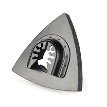 Triangular Oscillating Power Tools Sanding Pad Abrasive Pad Reciprocating Saw Blade Quick Release Fit for Dremel Multi Tool 82mm