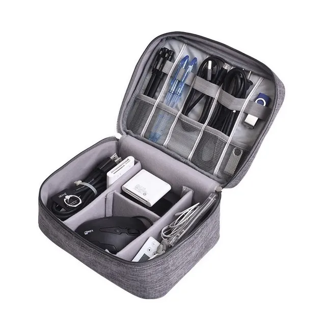 Multifunctional Digital Device Travel Organizer Bag USB Gadget Charger Cable Storage Case Digital Accessories Container