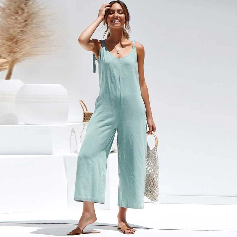 Casual sleeveless jumpsuit Outlet