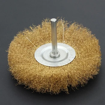 

1pc 4" 100mm Rotary Wire Wheel Clean Rust Paint Scale Dirt Power Drill Brush Tool accessories