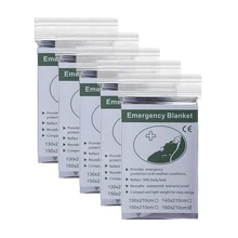 5 шт аварийного теплозащитное покрытие выживание, первая помощь теплозащитное покрытие для лыж марафон Пеший Туризм Кемпинг
