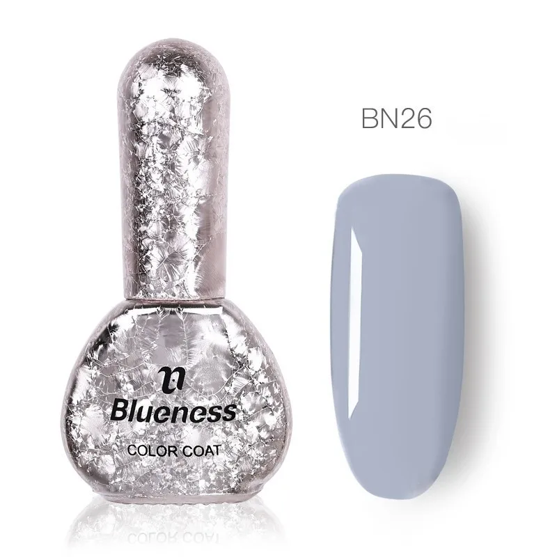 Гель лак Blueness для ногтей 6 мл серая серия 12 однотонных гель лаков долговечный