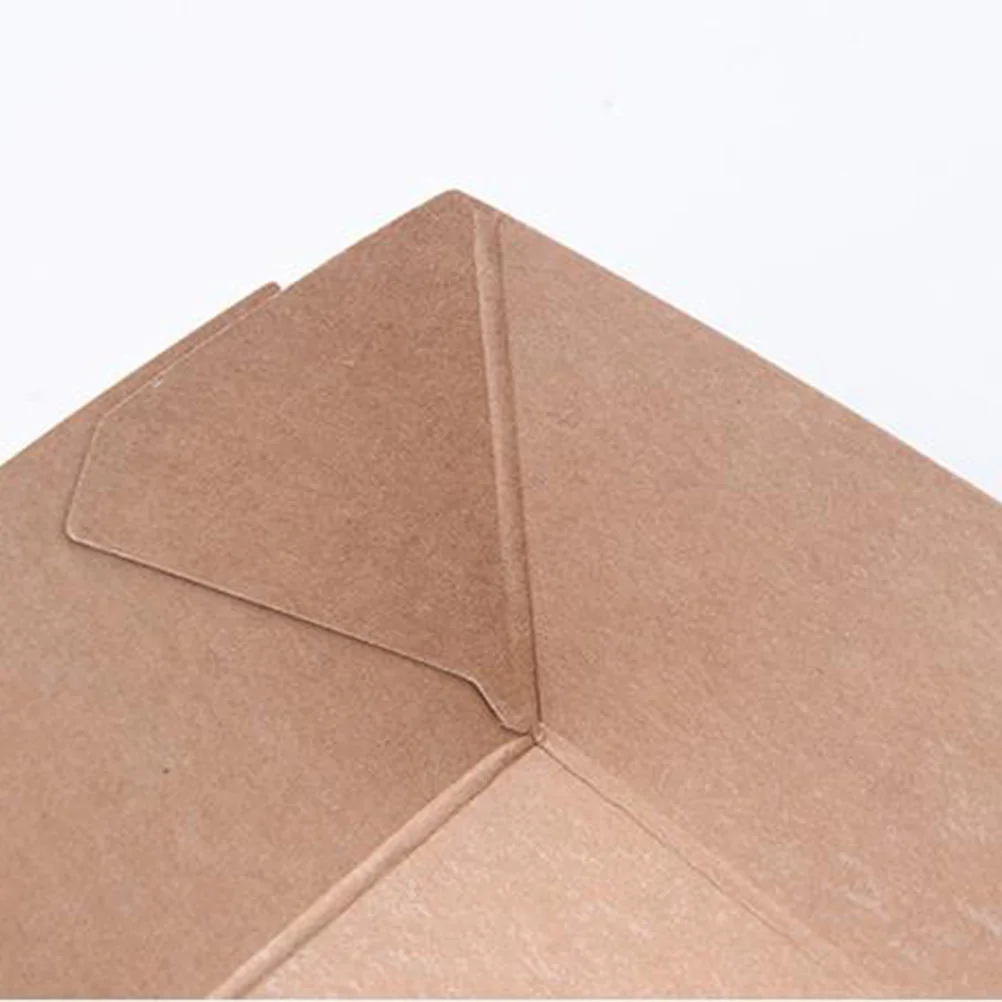 50 шт./упак. Новинка крафт Бумага контейнеры корабля контейнеры в форме легкая складная коробка обеда салат картонной упаковкой для вечерние вынуть