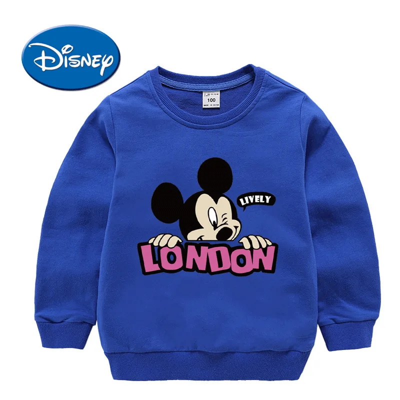 Одежда для мальчиков DISNEY детская одежда с Микки Маусом свитер длинными рукавами