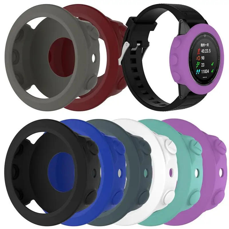 

Silicone Protective Case Cover For Garmin Fenix 5/5S/5X Wristband Bracelet Protector Shell For Fenix 5x 5s 5 Plus Smart Watch