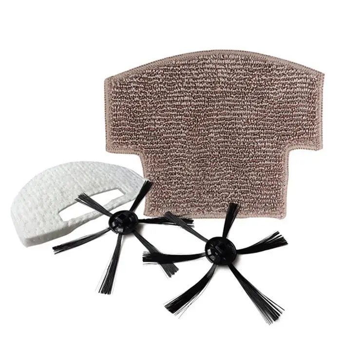 

2x side brush +1x filter +1x mop cloth replacement kit for Isweep S320 robot vacuum cleaner parts accessories