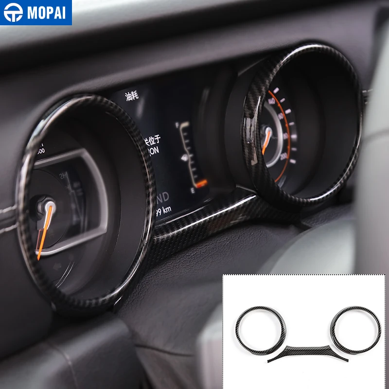 Набор наклеек MOPAI из углеродного волокна для украшения салона автомобиля