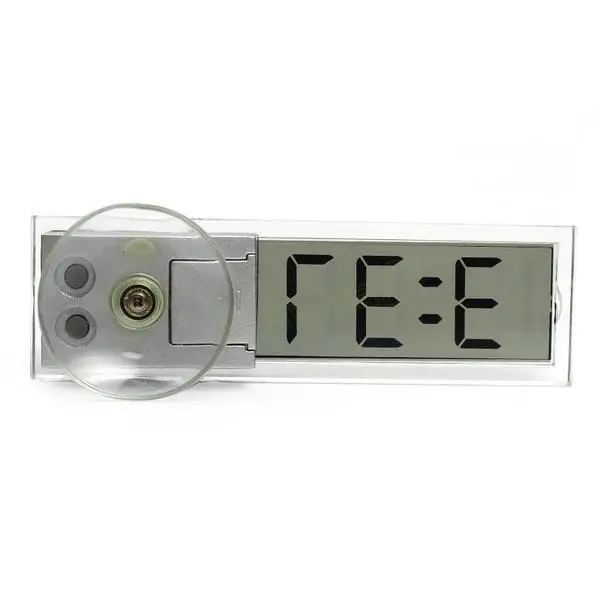 Adeeing Car Electronic Clock Mini Transparent LCD Display Digital with Sucker Glass Car Ornaments Car Electronic Clock r30 Adeeing Car Electronic Clock Mini Transparent LCD Display Digital with Sucker Glass Car Ornaments Car Electronic Clock r30