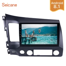 Seicane 2Din Android 8,1 10,1 «Автомобиль Радио Стерео для Honda Civic 2006 2007 2008 2009 2010 2011 gps сенсорный экран мультимедийный плеер