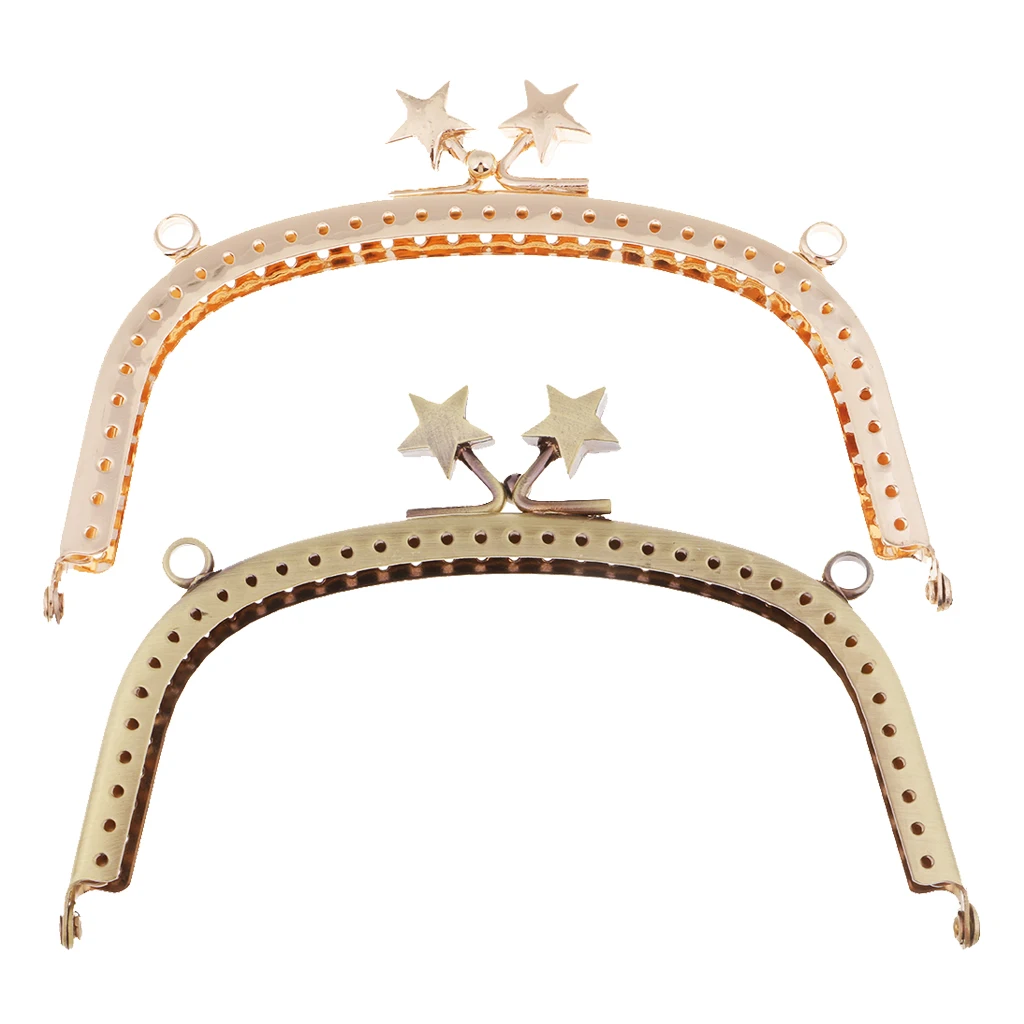 

Metal Purse Frame Star Kiss Clasp Bag Frame fo Bag Accessories DIY Bag Making Frames