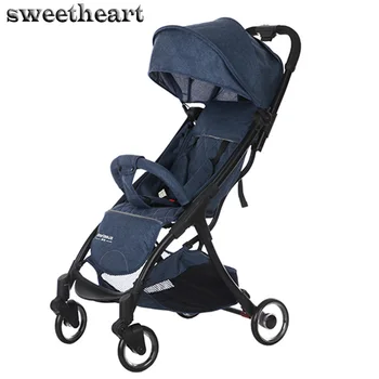 

Sweetheart baby cart Can sit and lie lightweight folding stroller Free shipping