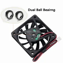 10pcs Gdstime 5V 60mm Dual Ball Fan 60mm x 10mm DC Brushless Cooling Cooler Fan for Industry PC CPU Computer Case 10pcs Gdstime 5V 60mm Dual Ball Fan 60mm x 10mm DC Brushless Cooling Cooler Fan for Industry PC CPU Computer Case