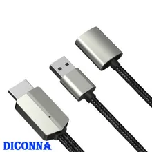 LD13M-3D Премиум Металлический HDMI кабель плетеный Ультра HD Высокоскоростной V2.0 4 K 1080 P