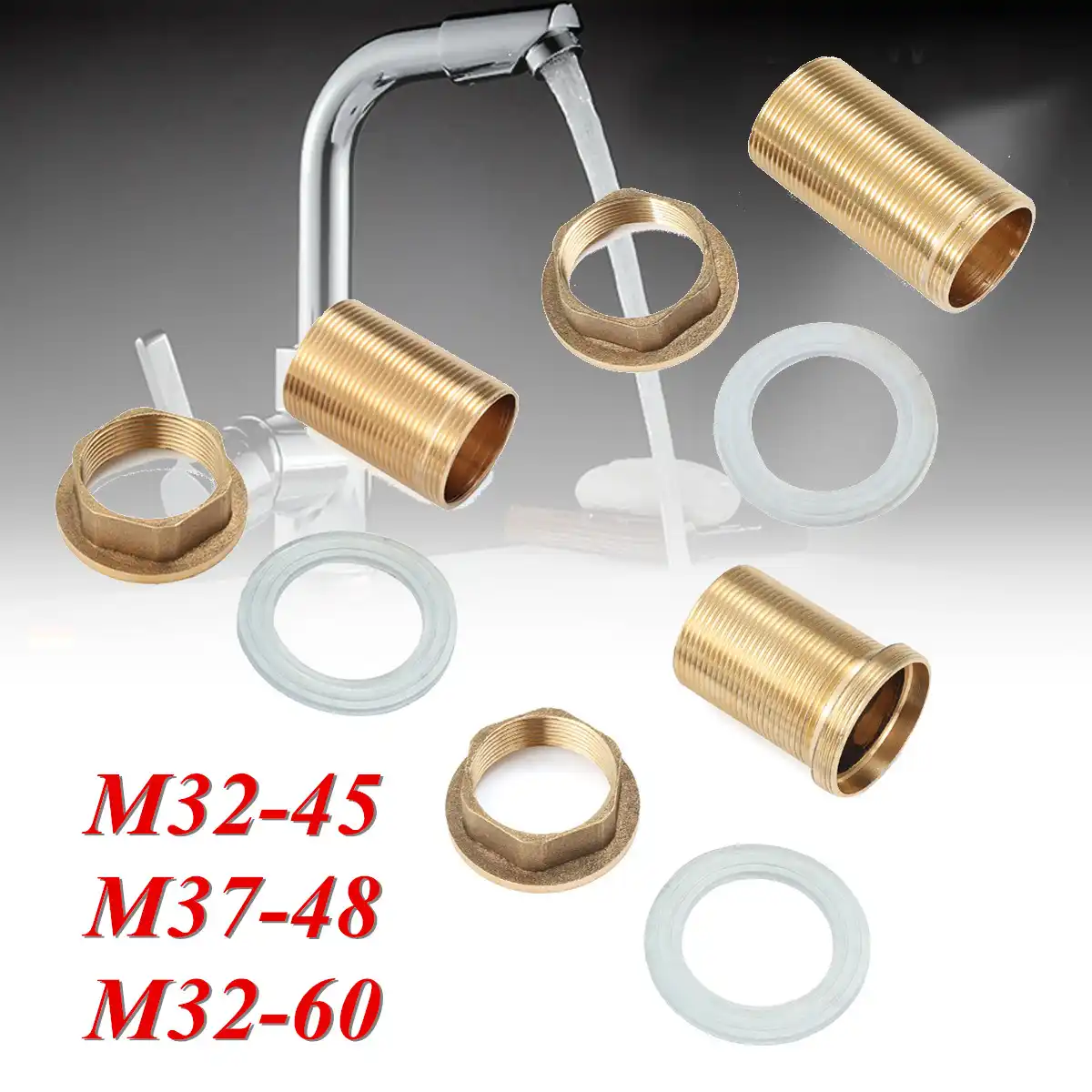 Home Improvement Home Basin Mixer Tap Repair Fitting Threaded Copper Tube Nut Install Part It Home Plumbing Fixtures