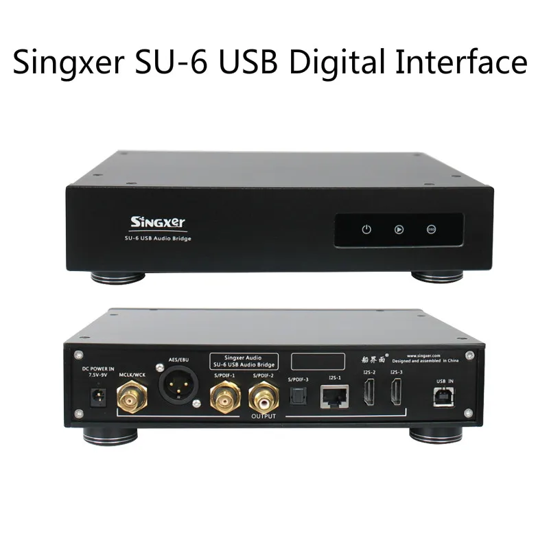 Новейший Singxer SU-6 цифровой интерфейс USB XMOS XU208 CPLD фемтосекундные часы Интерфейс корабля для Windows 8 10 MOS Android 5,0