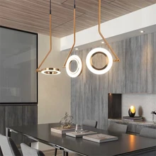 Modern LED Pendant Lamp Bedroom Bedside Restaurant Pendant Light Lighting Modern Luminaria Bar Brass Creative LED Designer Lamps creative wooden iron 1 3 heads pendant lamps personality bar pendant lamp wood log restaurant lighting pendant light za928048
