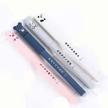 Нейтральная Милая мультяшная Ручка гелевая ручка шариковая ручка нет синие чернила студенческие ручки случайный цвет d15