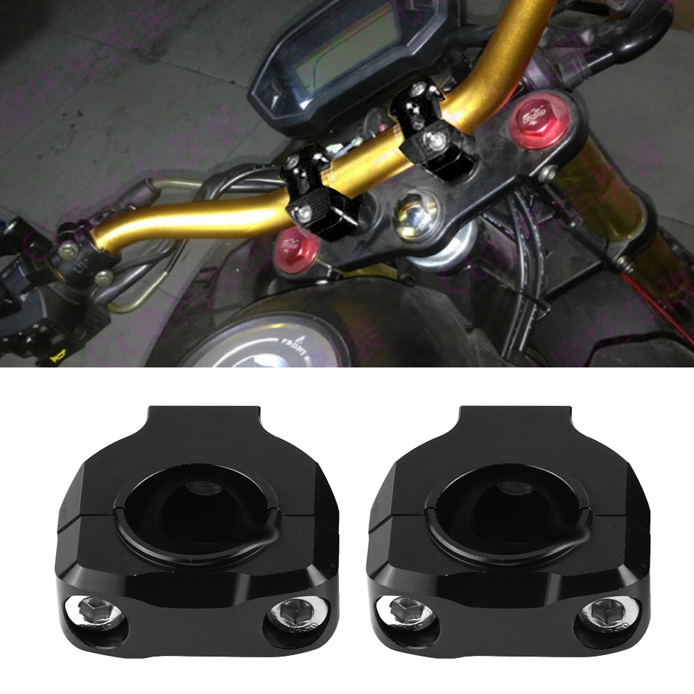

Universal CNC Aluminum Alloy Motorcycle Handlebar Mount Clamp Lifter Bar Riser for motorcycle with 28mm 1/8inch handlebar mount